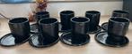 Koffietassen 8 stuks + onderborden, Huis en Inrichting, Ophalen, Zo goed als nieuw