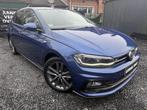VW Polo 1.0i, 2018, 75.000km, Automaat, R-Line, Ac + 12m gar, Autos, Achat, Entreprise, Carnet d'entretien, Noir