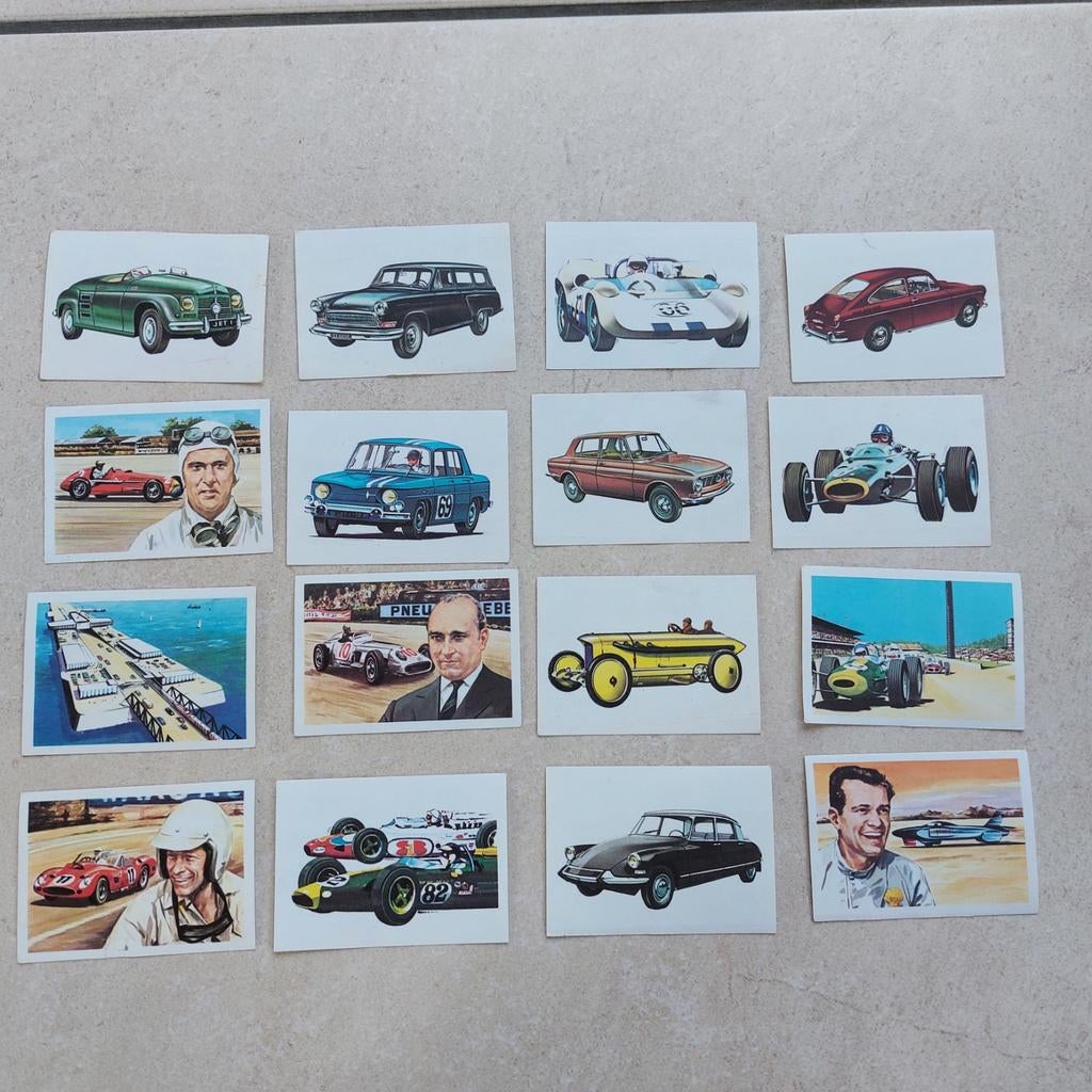 Prentjes Chocolade Jacques: automobielwereld 1966., Ophalen of Verzenden