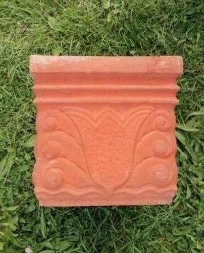 4 terracotta plantenbakken met waterafvoer., Ophalen, Overige materialen, Gebruikt, Minder dan 60 cm