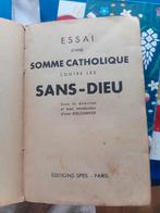 Livre Essai d'une Somme Catholique contre les Sans-Dieu, Ophalen of Verzenden