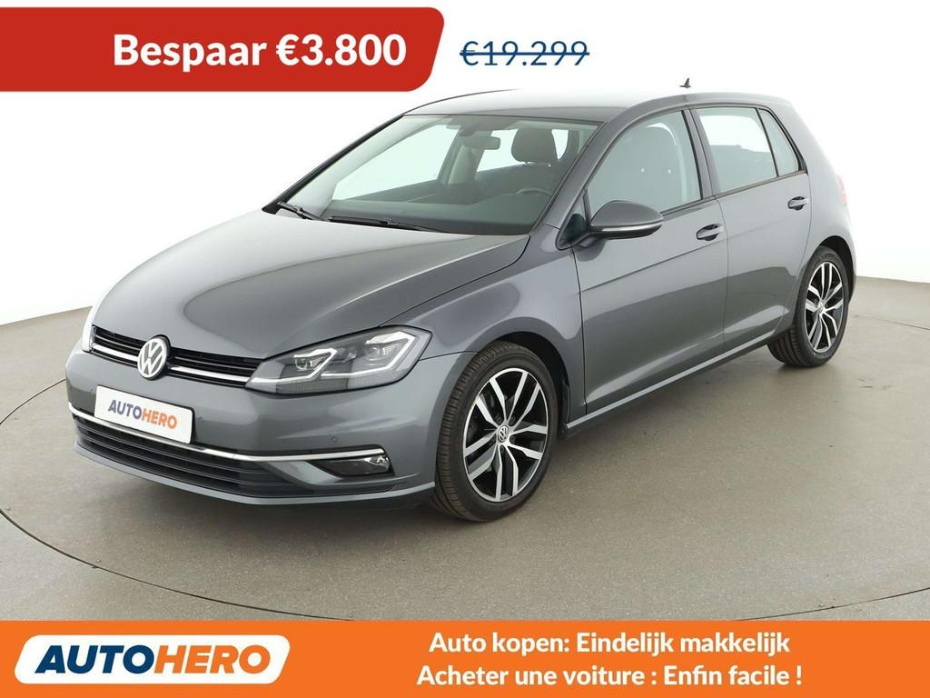 Volkswagen Golf 2.0 TDI Highline BlueMotion (bj 2019), Auto's, Volkswagen, Te koop, Golf, ABS, Adaptive Cruise Control, Airbags