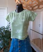 J&K groen batik stijl shirtje, mt XS, Kleding | Dames, T-shirts, Ophalen of Verzenden, Zo goed als nieuw, Korte mouw, J&K