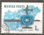 Hongarije 1967 - Yvert 1888 - Internationaal jaar toeri (ST), Verzenden, Gestempeld