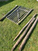 Tuindeur kastanjehout, Ophalen, Zo goed als nieuw