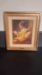 Schilderij "La liseuse" (Het lezend meisje), Antiek en Kunst, Ophalen