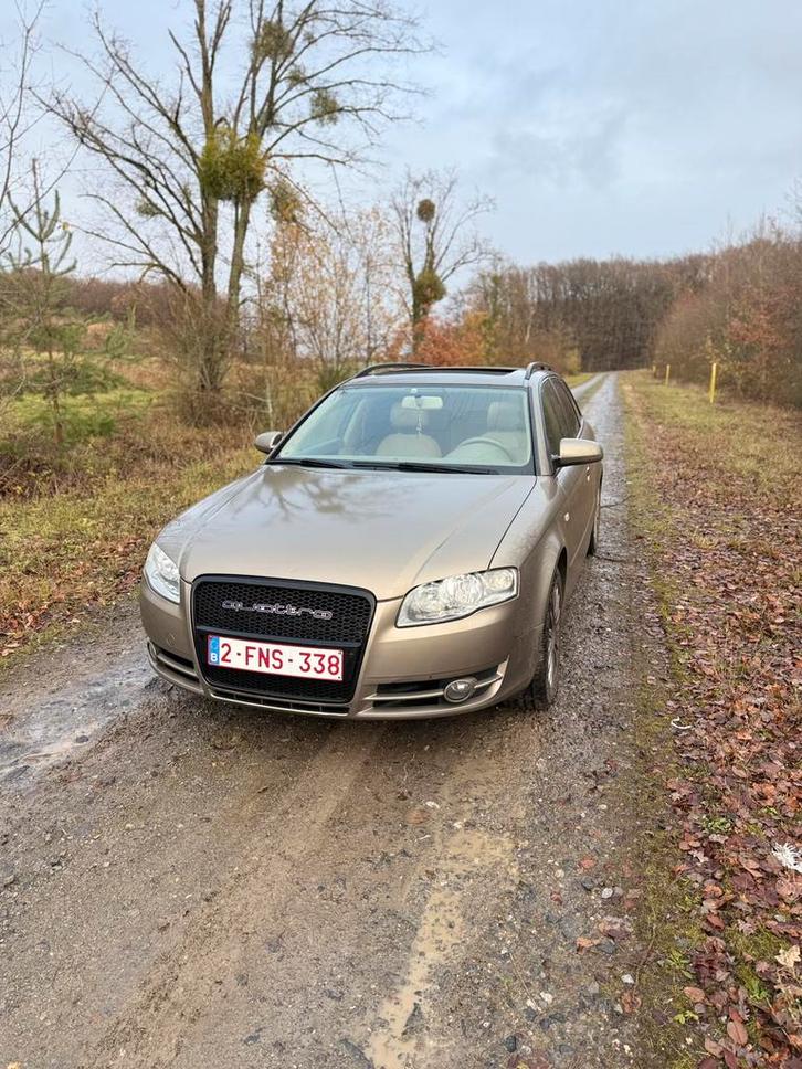 Audi A4 — 2.0 TDI Quattro — 2007 — €2.600, Auto's, Audi, Particulier, A4, Lederen bekleding, Berline, Beige, Leder, Ophalen