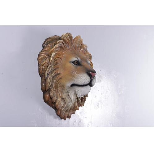 Lion Kings Head – Wall Décor – Leeuw hoogte 66 cm, Verzamelen, Dierenverzamelingen, Nieuw, Ophalen