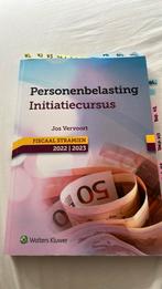 Personenbelasting Initiatiecursus 2022-2023, Ophalen of Verzenden, Gelezen, Jos Vervoort