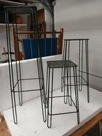 3 geperforeerd metalen industrieel jaren 50 plantenstaanders, Ophalen