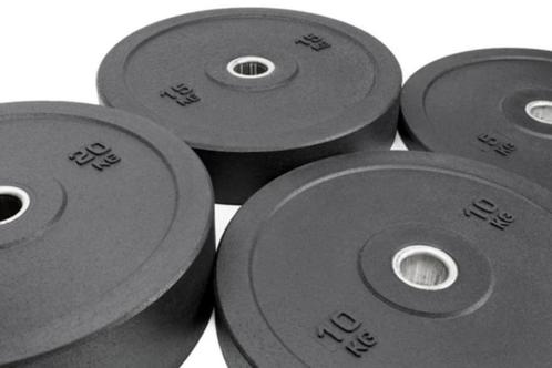 Nieuw bumper halterschijfenset RUBBER Crossfit Gym SET 100kg, Sports & Fitness, Équipement de fitness, Neuf, Plaques d'haltères