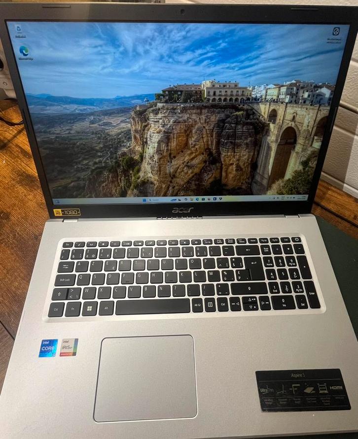 Acer i7, Computers en Software, Windows Laptops, Zo goed als nieuw, SSD, 16 GB, Ophalen of Verzenden