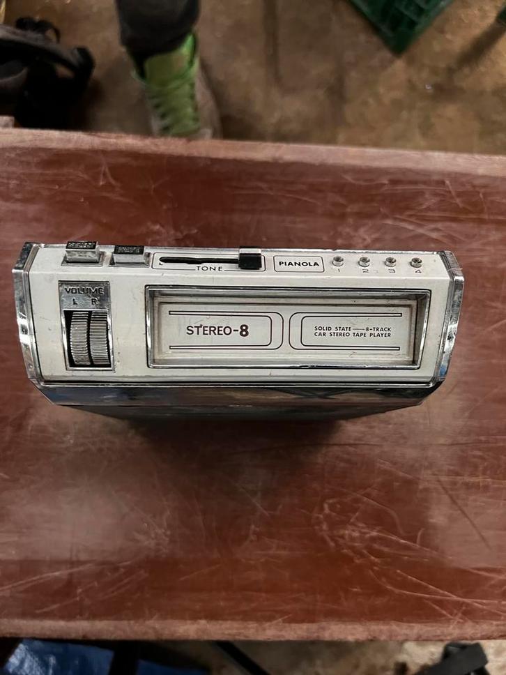 Vintage 8-track-speler (Stereo-8), Auto diversen, Autoradio's, Gebruikt, Ophalen of Verzenden