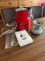 SMEG Slow juicer rood, Ophalen, Zo goed als nieuw, Elektrisch, Slowjuicer