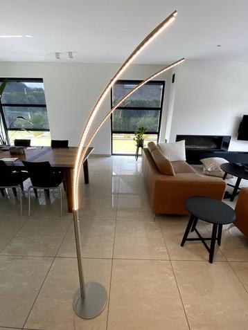 Staande leeslamp (dimmer), Enlèvement, Comme neuf, Métal, 150 à 200 cm