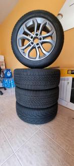 Mercedes C klasse 225 50 17 98V M+S wintervelgen en banden, Ophalen, Gebruikt, 17 inch, All Season