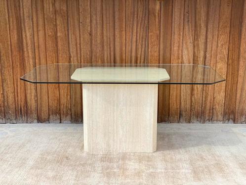 Eettafel | Travertin, Antiek en Kunst, Antiek | Meubels | Tafels, Ophalen