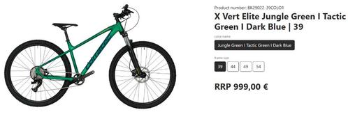 MTB Corratec SPLINTERNIEUW!!, Fietsen en Brommers, Fietsen | Mountainbikes en ATB, Nieuw, Heren, Overige merken, Hardtail, Ophalen of Verzenden