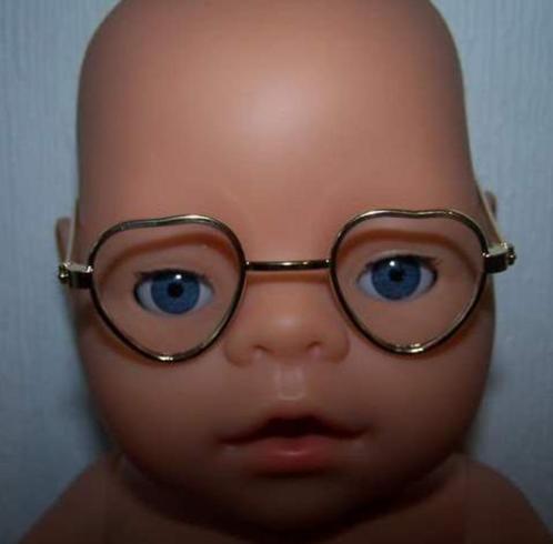 poppenkleertjes babypop born 43cm (bril of zonnebril ), Kinderen en Baby's, Speelgoed | Poppen, Nieuw, Babypop, Verzenden