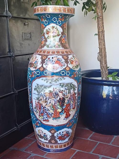 Grand vase japonais impressionnant en bon état, Antiquités & Art, Antiquités | Vases, Enlèvement ou Envoi