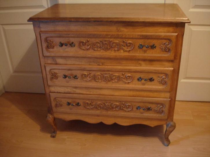 Mooie eiken TV kast / Ladenkast met 3 laden., Huis en Inrichting, Kasten | Ladekasten, Gebruikt, Minder dan 100 cm, 50 tot 100 cm