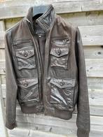 Lederen bruine vest voor jongen/man - maat S, Kleding | Heren, Ophalen, Zo goed als nieuw, Maat 46 (S) of kleiner