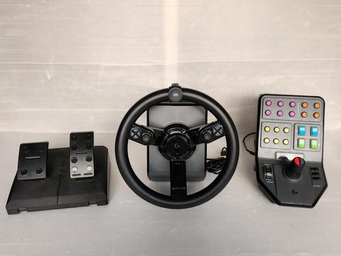 Logitech Saitec tractor farming set, Computers en Software, Joysticks, Zo goed als nieuw, Ophalen of Verzenden