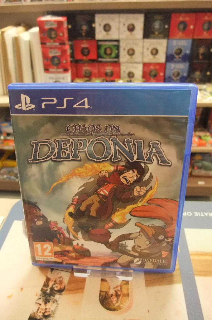 chaos on deponia ps4, Games en Spelcomputers, Games | Sony PlayStation 4, Zo goed als nieuw, Avontuur en Actie, 1 speler, Vanaf 7 jaar