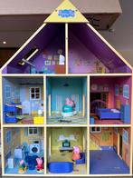 Peppa Pig Huis in hout, Kinderen en Baby's, Speelgoed | Poppenhuizen, Ophalen, Zo goed als nieuw, Poppenhuis