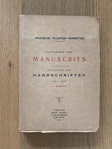 Catalogue des manucrits / Catalogus der Handschriften beschikbaar voor biedingen