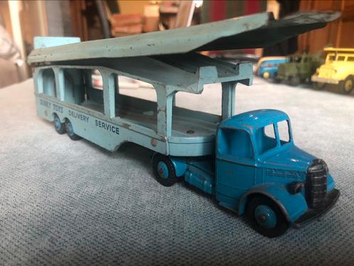 Dinky toys Car transporter No982+794 loading ramp, Hobby en Vrije tijd, Modelauto's | 1:43, Gebruikt, Bus of Vrachtwagen, Dinky Toys