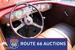 Ford V8 Deluxe Roadster | 1936 | Route 66 Auctions, Auto's, Zwart, Bedrijf, Handgeschakeld, Overige carrosserie