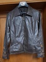 Veste marron avec un motif de lignes sur les manches, Taille 42/44 (L), Enlèvement ou Envoi, Geen etiket aanwezig, Brun