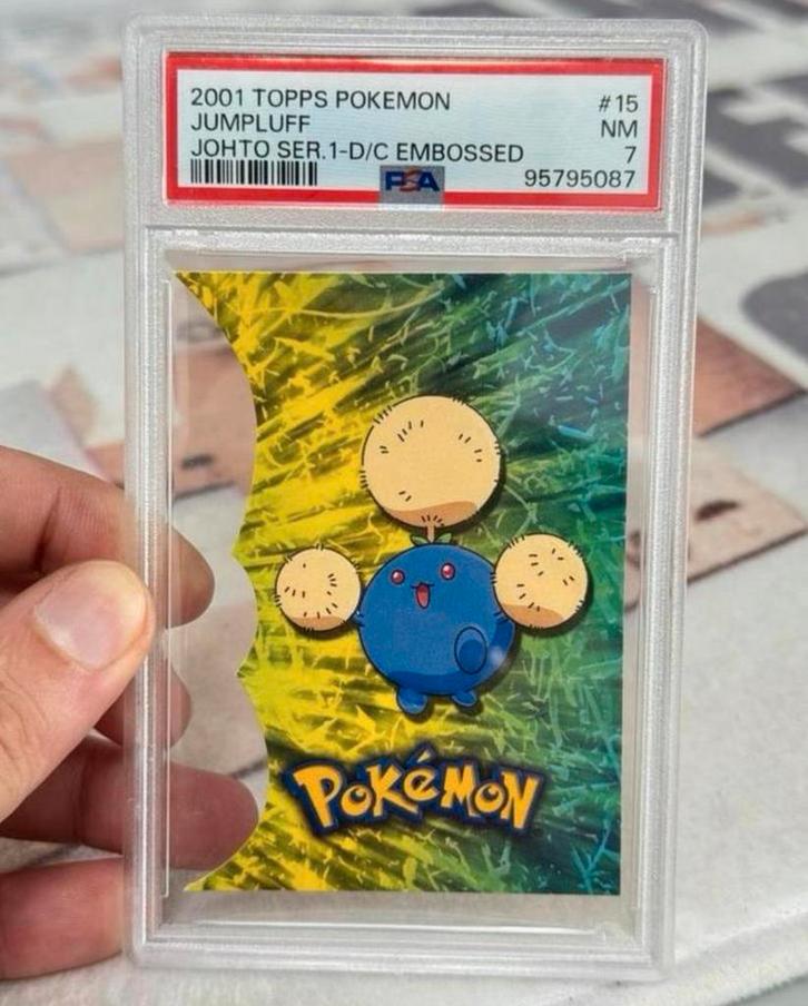 Topps Pokemon Johto série 1 Jumpluff Die Cut #15 PSA-7 2001, Hobby & Loisirs créatifs, Jeux de cartes à collectionner | Pokémon