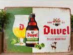 Metalen reclamebord Duvel, Verzamelen, Biermerken, Ophalen of Verzenden, Zo goed als nieuw, Reclamebord, Plaat of Schild, Duvel