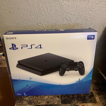 Ps4 slim 1tb met controller, doos, alle kabels. beschikbaar voor biedingen