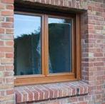 fenêtres pvc double vitrage, e= 7cm, chêne moyen, Enlèvement, Utilisé, Double vitrage