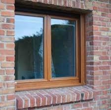 fenêtres pvc double vitrage, e= 7cm, chêne moyen, Bricolage & Construction, Vitres, Châssis & Fenêtres, Utilisé, Double vitrage