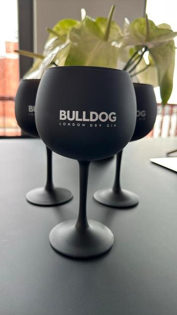 Verre à gin Bulldog 60cl Black Copa sur pied x 3, Enlèvement ou Envoi, Neuf, Autres types