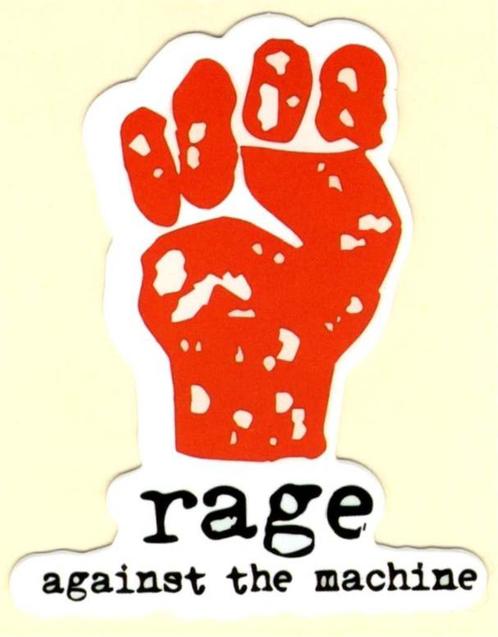 Rage Against the Machine sticker #3, Verzamelen, Muziek, Artiesten en Beroemdheden, Nieuw, Verzenden