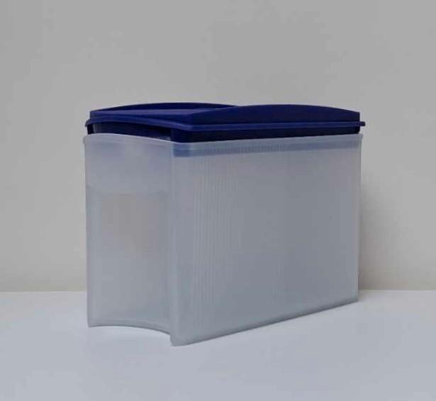 Tupperware™ « Pop Modulare » 1,1 liter - blauw, Huis en Inrichting, Keuken | Tupperware, Nieuw, Bus of Trommel, Blauw, Wit, Verzenden