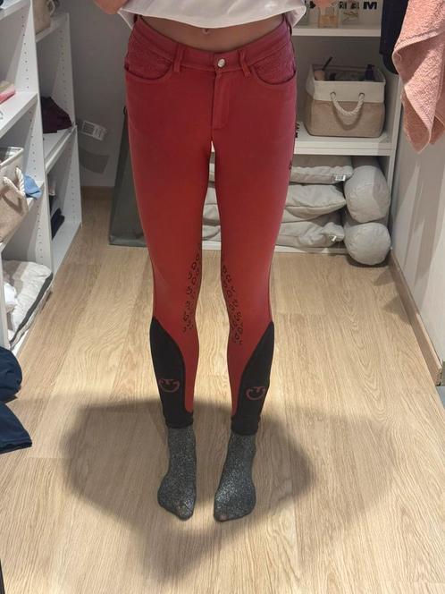 Cavalleria Limited Edition Rijbroek Rood, Dieren en Toebehoren, Paardrijkleding, Zo goed als nieuw, Dames, Kinderen, Onderkleding
