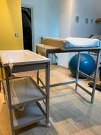 Table à langer avec baignoire QUAX grise, Kinderen en Baby's, Kinderkamer | Commodes en Kasten, Ophalen, Gebruikt, 50 tot 70 cm