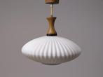 Vintage hanglamp van Massive – Japandi stijl – jaren 70, Ophalen of Verzenden, Gebruikt, Glas, Japandi