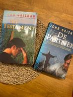 John Grisham, 2 stuks: de partner en het testament, Boeken, Ophalen of Verzenden, Zo goed als nieuw