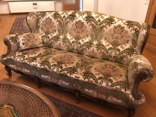 Mooi klassiek salon, Huis en Inrichting, Zetels | Zetels, Gebruikt, Rechte bank, Driepersoons, 150 tot 200 cm, Minder dan 75 cm
