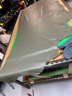 Soldaat groen Italianse halve huiden 1.2mm dik soepel A-255, Ophalen of Verzenden, Groen