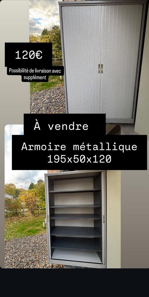 Armoire métallique a volet coulissant, Maison & Meubles, Armoires | Armoires à porte coulissante & Armoires à archives, Comme neuf