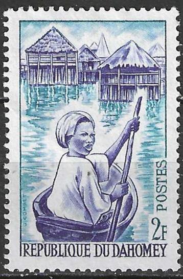 Dahomey 1963 - Yvert 179 - Lokale types - Kanovaarster (ZG) beschikbaar voor biedingen
