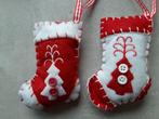 Prachtige stoffen kerstversiering - 18 stuks, Diversen, Kerst, Ophalen
